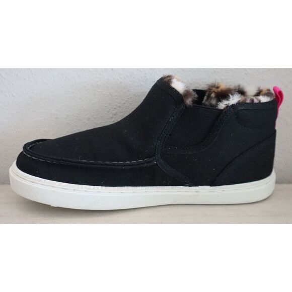 Sperry SCK166481 Girl's Sz 5M Black Salty Cozy Mid Ankle Fur Boots - Picture 5 of 11